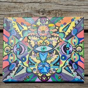 My Art~ 8×10 Acrylic On Stretched Canvas